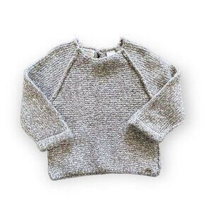 Zara Baby Girl Size 2-3y Marled Gray Sweater